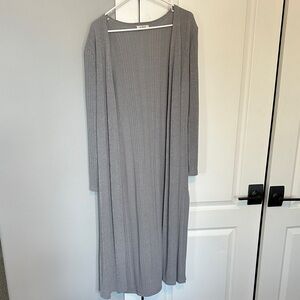 Umgee Gray Long Cardigan